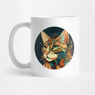 Cat BoHo Vintage - Love Cat Hippy Mug